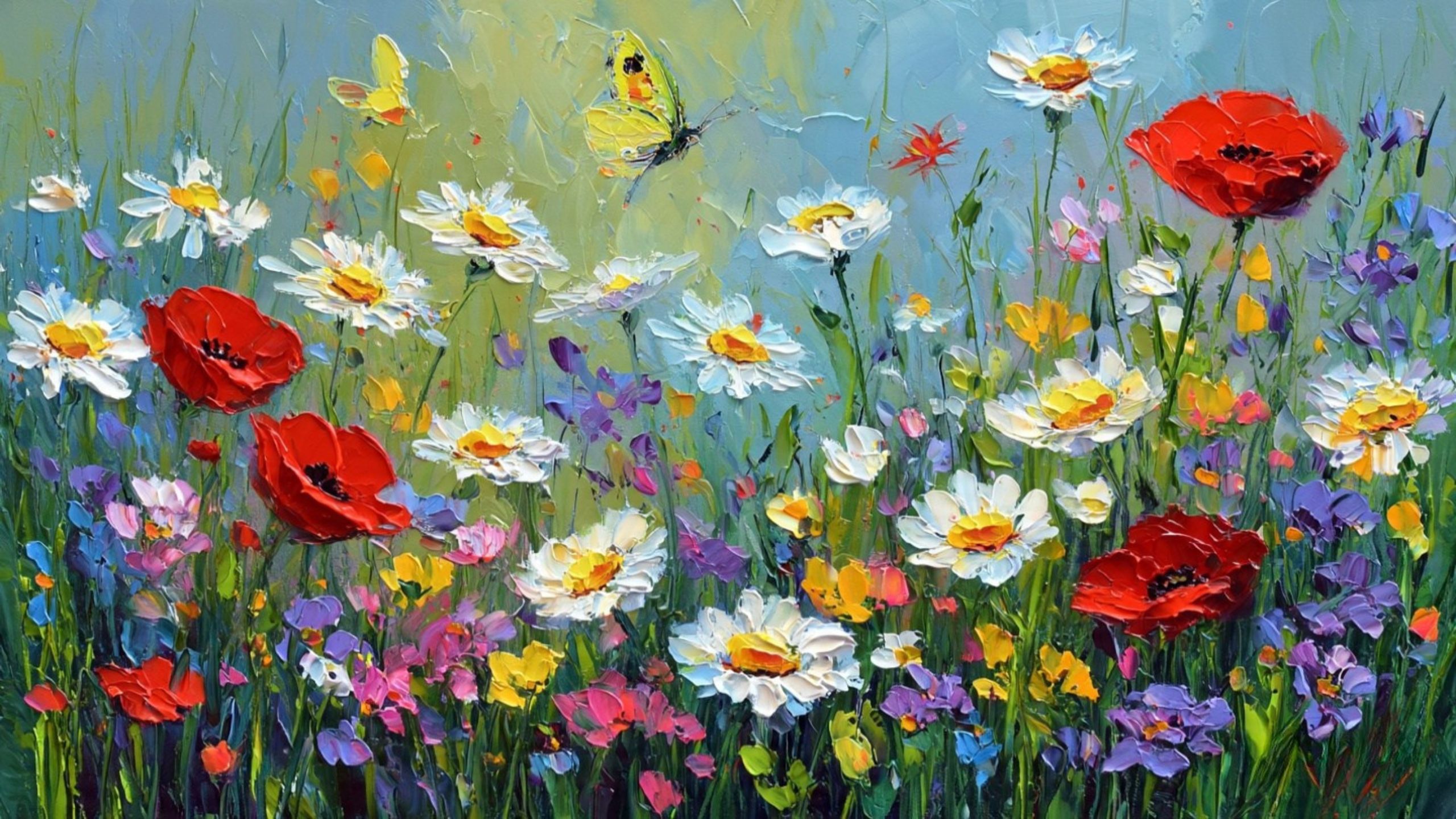 artisticwildflower meadow